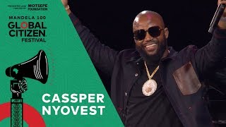 Cassper Nyovest Performs “Malome” | Global Citizen Festival: Mandela 100