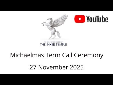 Inner Temple Michaelmas Call Ceremony