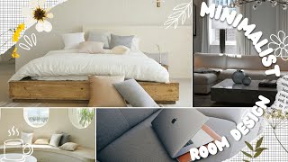 minimalist room design/ room makeover/ decorate your room