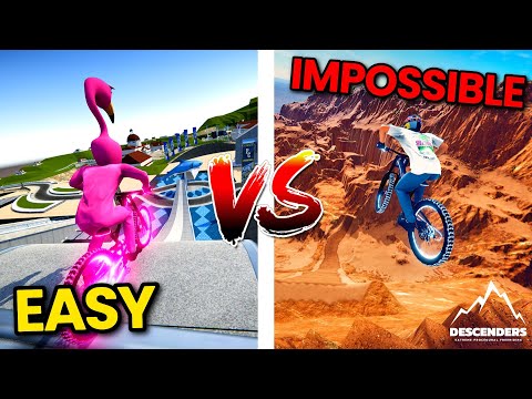 Easy VS IMPOSSIBLE Gaps in Descenders!