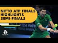 Djokovic Faces Fritz; Rublev Against Ruud | Nitto ATP Finals 2022 Semi-Final Highlights
