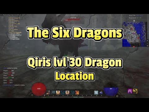 Qiris lvl 30 Dragon Location | The Six Dragons