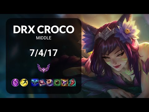 DRX Croco Ahri vs Vladimir MIDDLE - KR  Patch 13.16