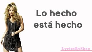 Shakira || Lo Hecho Está Hecho Lyrics (English Translation in Description)