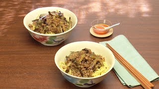 【3分クッキング公式】なすそぼろのあえ麺