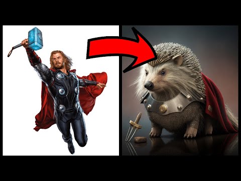 SUPERHEROES but they are HEDGEHOGS💥