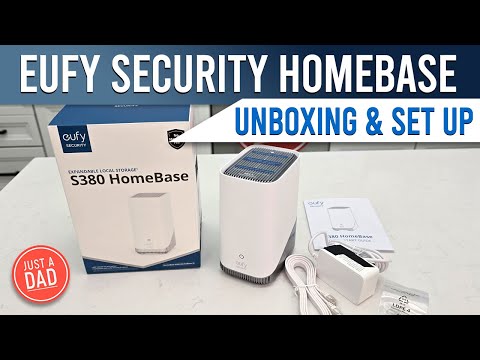eufy Security HomeBase S380 (HomeBase 3) with Smart Display E10, eufy Edge Security Center, Local Expandable Storage up to 16TB, eufy Security Product Compatibility, 2.4 GHz Wi-Fi, No Monthly Fee video review thumbnail