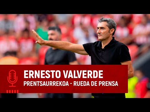 Imagen de portada del video 🎙️ Ernesto Valverde | post Athletic Club 1-0 Valencia CF | 2. J LaLiga
