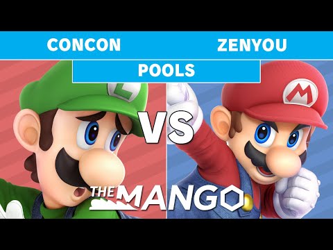 The Mango 3 - ConCon (Luigi) vs Zenyou (Mario) Winners Pools - Smash Ultimate