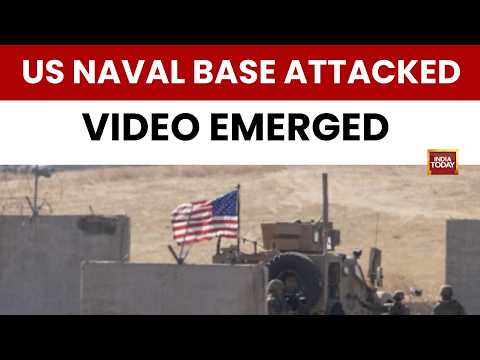 Iranian Missile Strikes US Navy's 5th Fleet Base in Bahrain; Attack Caught On Camera | Tehran