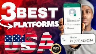 3 Best Platforms To Get FREE USA NUMBER 2024 [FREE USA Number]