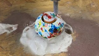 Giant Jaw Breakers vs 60,000 PSI Waterjet