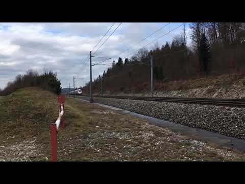 ETR 610 trenitalia eurocity at speed 125mph!