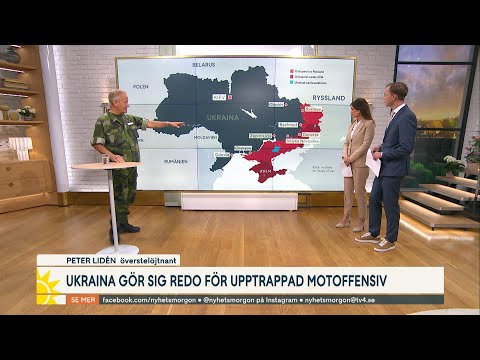 Överstelöjtnanten: Så går ukrainska motoffensiven | Nyhetsmorgon | TV4 & TV4 Play
