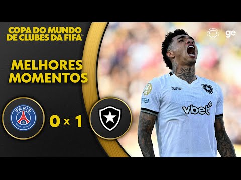 Gols e lances de PSG x Botafogo