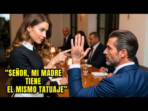 La mesera le dice al Millonario: “Señor, mi madre tiene el mismo tatuaje” — y él quedó helado