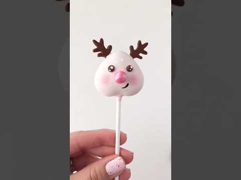 Adorable Reindeer Cake Pops🩷🦌 | Christmas Treat Ideas