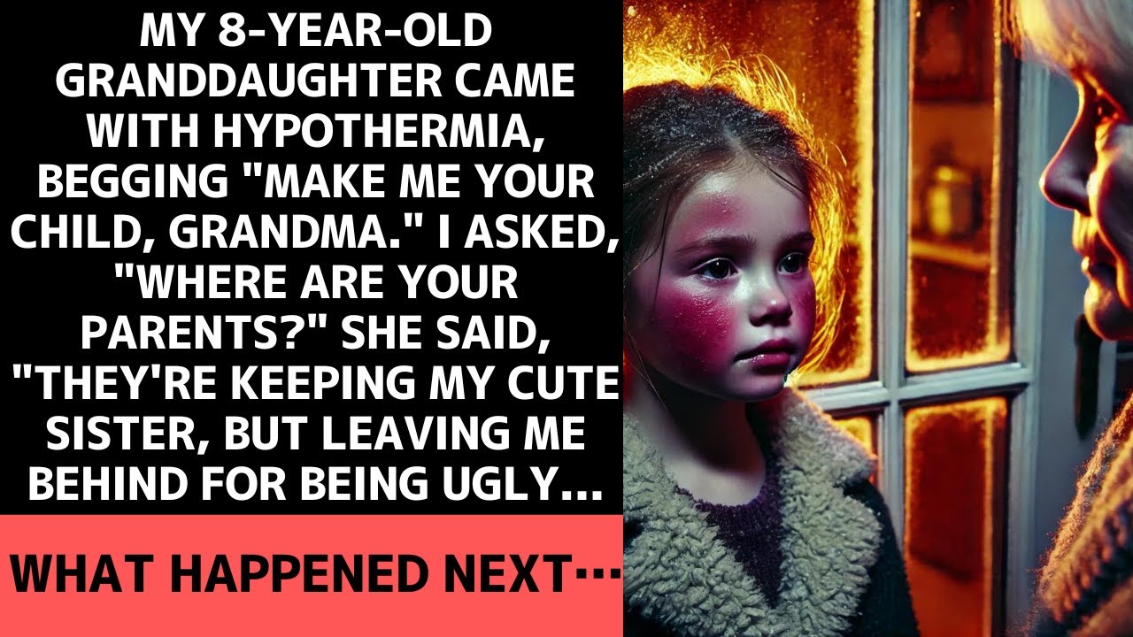 My granddaughter came to my house with hypothermia and said, "Please make me your child, Grandma."