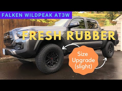 New Tires | Slight Size Up | Falken Wildpeak AT3W 265/75/16 (2020 Toyota Tacoma TRD Pro)