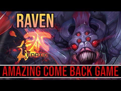Raven [ BroodMother ] Amazing Come Back Game !! 12-0-11 No One Can Kill Him