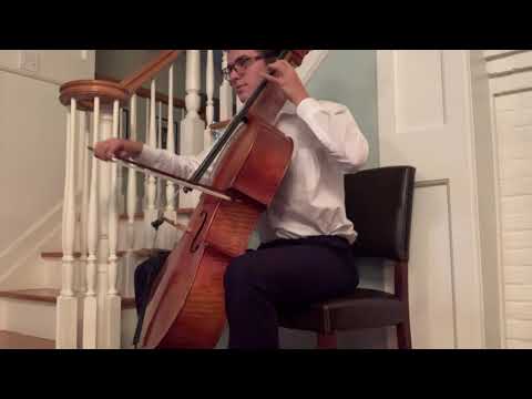 Bach Cello Suite No.1 iii - Courante. Recorded 2020 on the Cello.