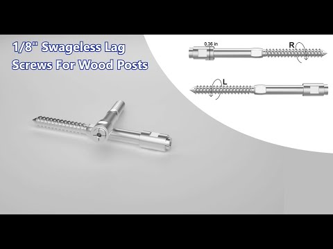How to install Swageless Lag Screws