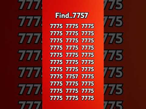 Find the number #7757 #quiz