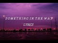 Jorja Smith - Something In The Way lyrics