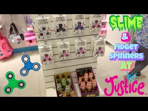 SLiME AND FIDGET SPINNERS AT JUSTICE! | SHOPPING MALL VLOG