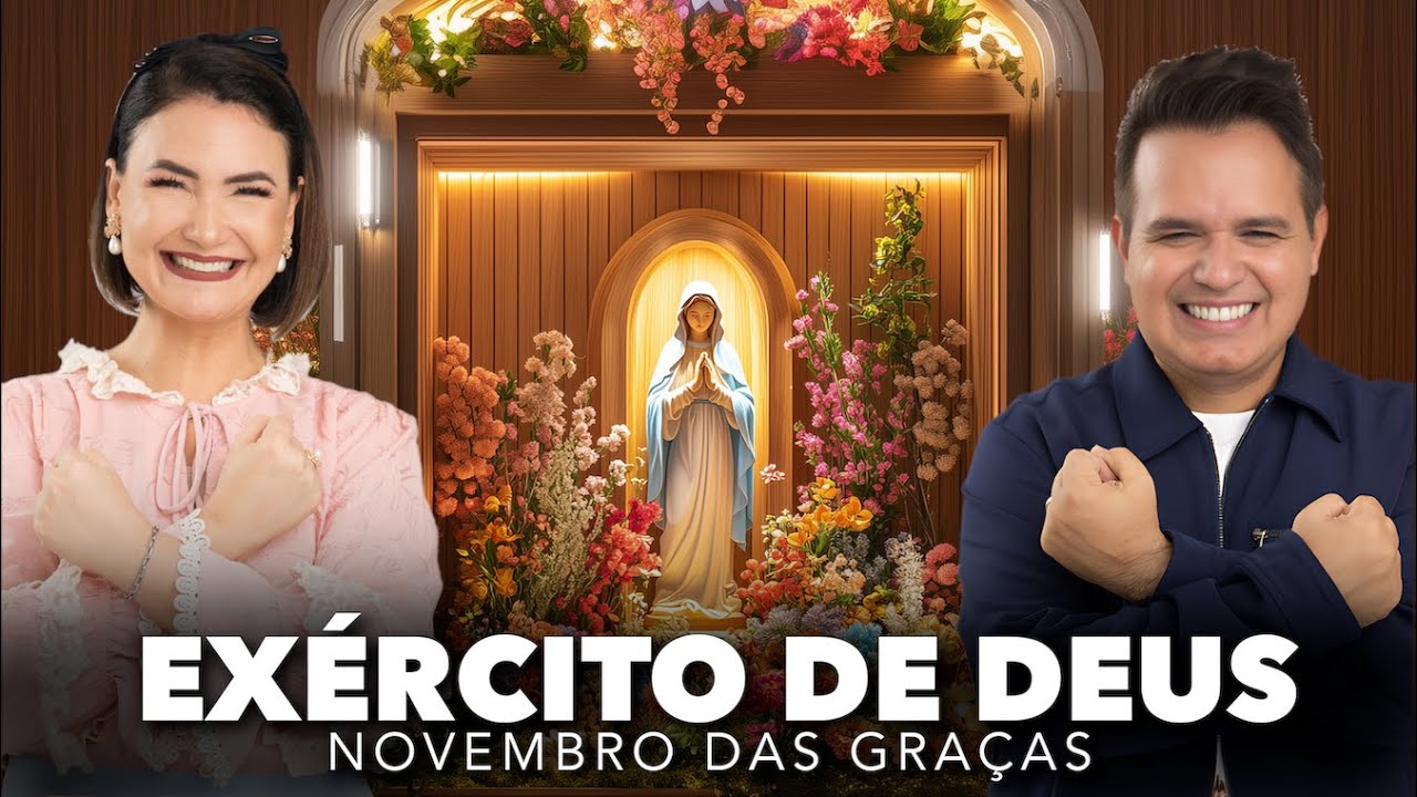 QUA.13.NOV - AO VIVO - 12h00 - EXÉRCITO DE DEUS - CONFIE MAIS EM DEUS | Oração do Terço