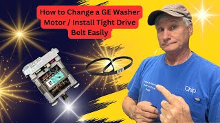 Install a New Motor on a GE Washer and Easily Fit the Drive Belt