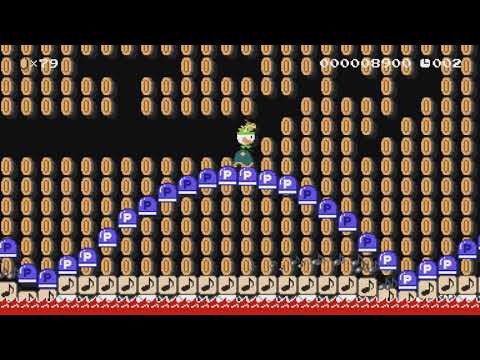 Bowser Jr Drumming　－stay & jump－ by nobu - Super Mario Maker - No Commentary 1bm