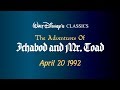 Opening And Closing To The Adventures Of Ichabod And Mr Toad 1992 VHS