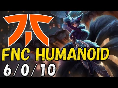 FNC Humanoid アーリ(Ahri) VS ビクター(Viktor) MID patch 12.21 EUW RANK