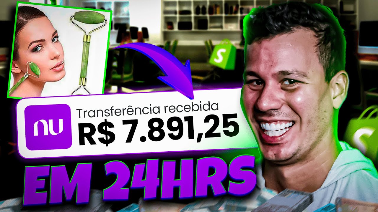 SEPAREI R$100 TESTEI UM PRODUTO DE DROP DO ZERO POR 24 HORAS. VEJA MEU LUCRO REAL.