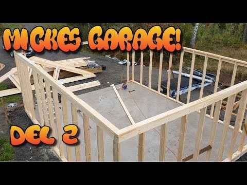 Bygger ett dubbelgarage från Internet! Del 2