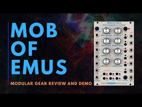 Rossum Electro-Music Mob of Emus Polyfunctional Harmonic Sextet Eurorack Module 2020 - 2021 - Silver image 3