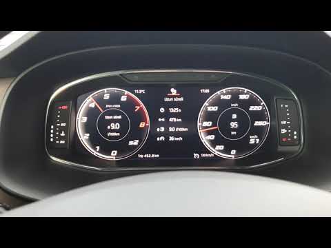 2020 Seat Ateca 1.5 eco TSI (150hp) Xcellence 0-180km acceleration.