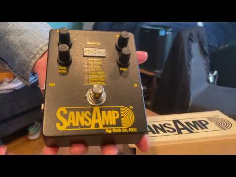 Tech 21 Original SansAmp unboxing and demo