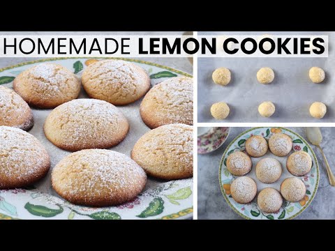 How to make Homemade lemon cookies | Food From Portugal