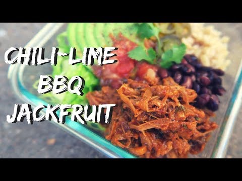 VEGAN BBQ JACKFRUIT (perfect in tacos or burritos!)