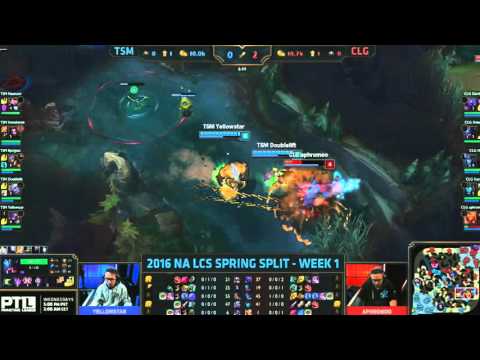 Fail flash? Nop, just Aphrogod [ NA LCS Week 1, Game 1, CLG vs TSM]