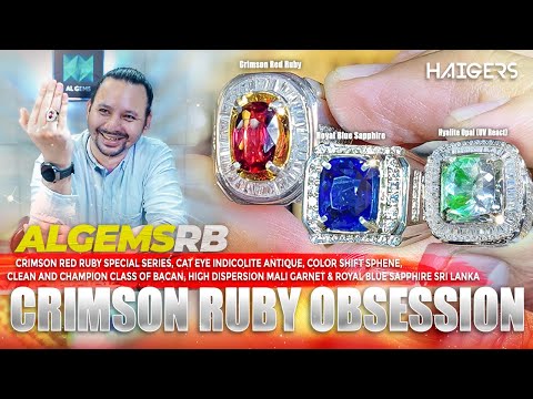 ALGEMS RB x HAIGERS  ✨ Batu Cincin Kolektor Sejati dari Crimson Ruby Spesial Hingga Bacan Kontes