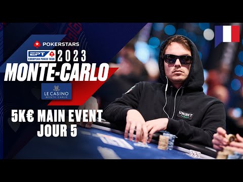 EPT Monte-Carlo 2023 5K€ MAIN EVENT - Jour 5 avec Benny & Yu ♠️ PokerStars en Français