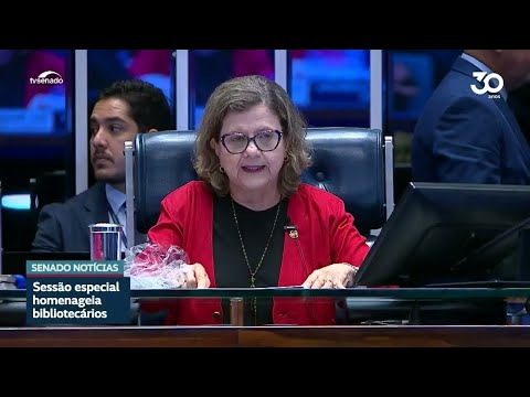 Senado homenageia bibliotecários nos 60 anos da regulamentação