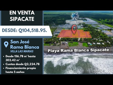 Terrenos en venta en Aldea San Jose Rama Blanca Sipacate Guatemala Escuintla