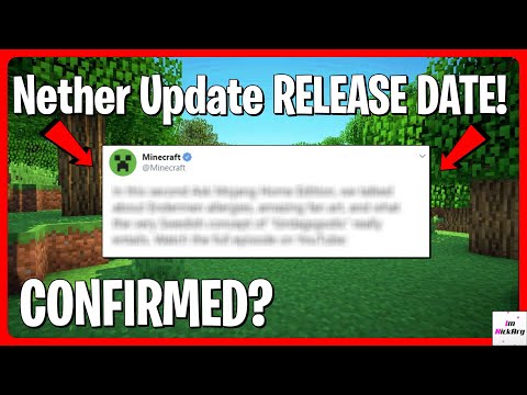 Nether Update RELEASE DATE CONFIRMED? (1.16) | Minecraft Java & Bedrock