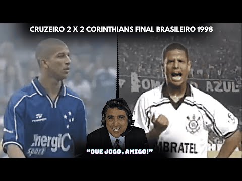 Cruzeiro 2 x 2 Corinthians (QUE JOGO!) Melhores Momentos Final Brasileiro 1998 com Galvão Bueno