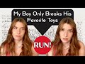 Therapist Reacts To: My Boy Only Breaks His Favorite Toys by Taylor *this really got me frustrated!*