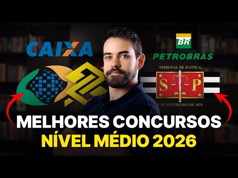 MELHORES CONCURSOS PÚBLICOS DE NÍVEL MÉDIO EM 2026 [Atualizado para iniciantes]